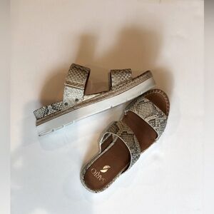 Franco Sarto Espadrille wedge sandals.